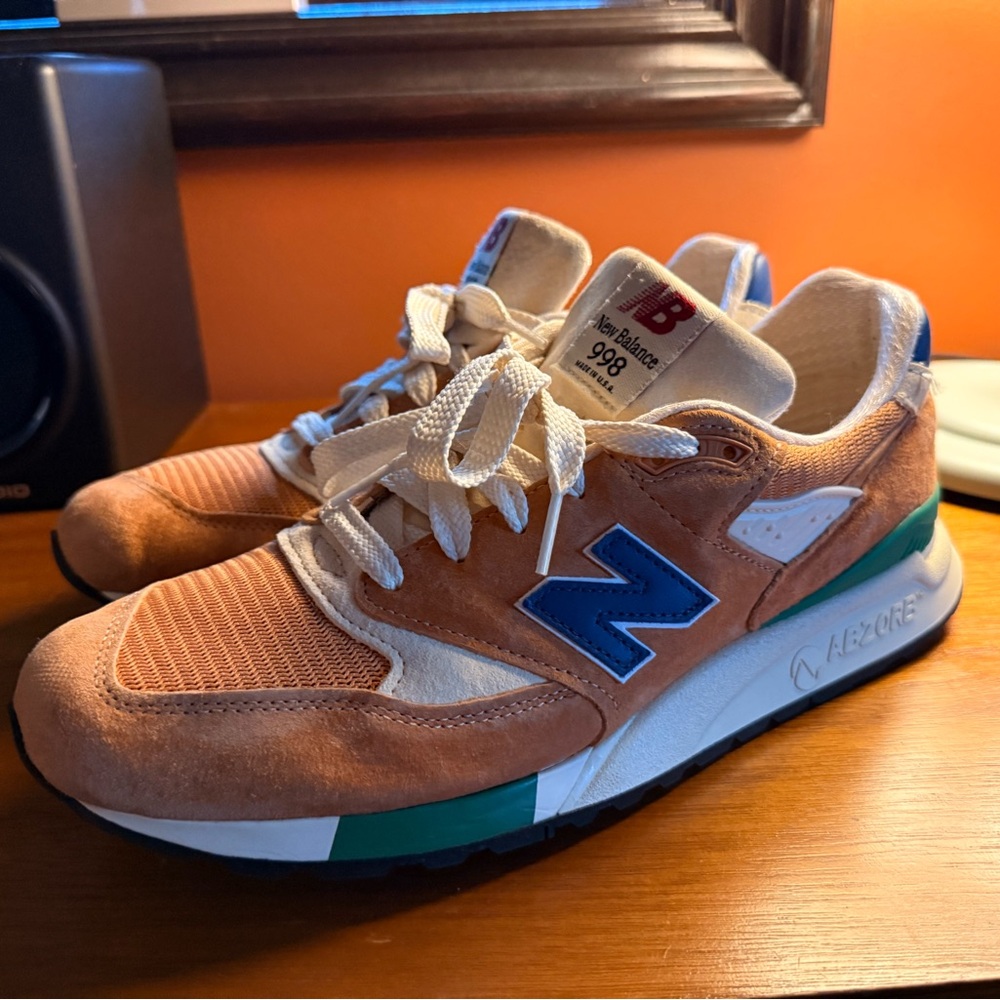 New Balance Teddy Santis x 998 Made in USA Orange Royal
